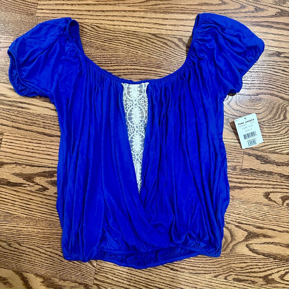 Free People Draped Short Sleeve Tee
